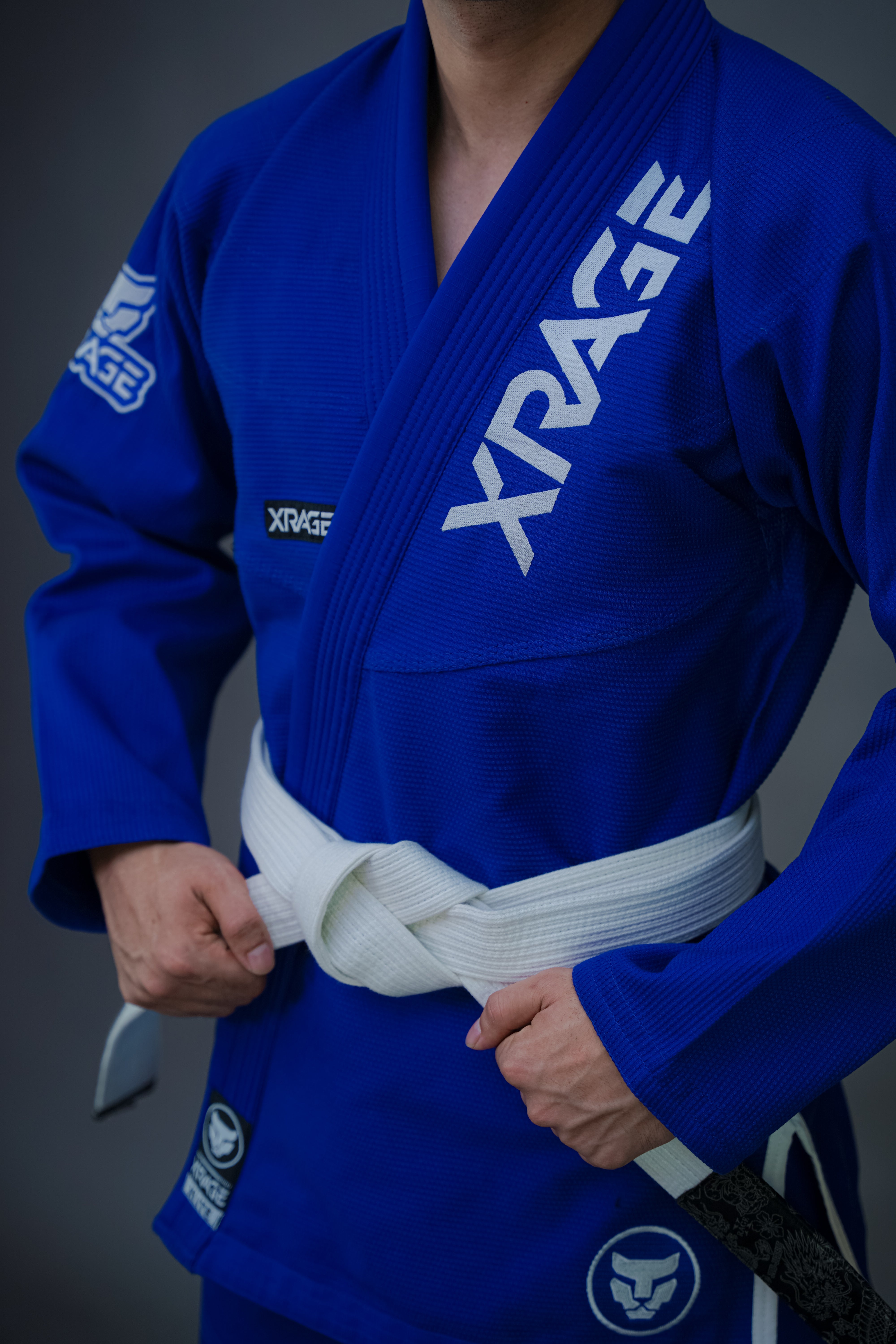 XRage Sports – Premium Men’s Jiu-Jitsu Gi (White Blue Edition)